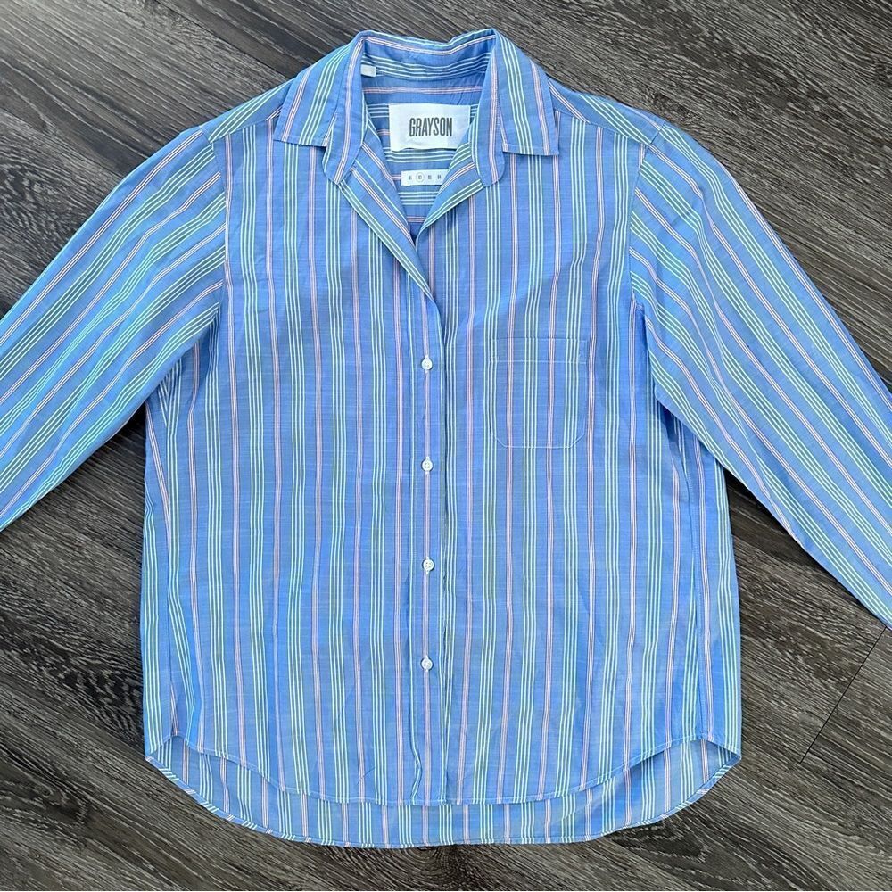 Grayson striped button down - Picture 2 of 7